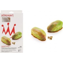 Silikomart Professional Pistacchio 120 Antep Fıstığı Görünümlü Silikon Kalıp Seti