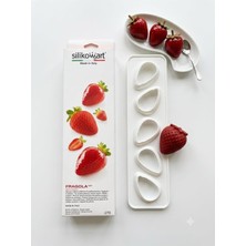 Silikomart Fragola 120  Profesyonel 3D Çilek Silikon Kalıp Seti