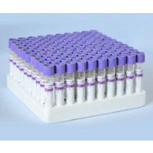 Vacusera Edtalı Kan Alma Tüpü Hemogram Mor Kapak K3 2 ml 100 Adet
