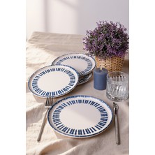 Keramika Azure Nordic Pasta Tabağı 22 cm 4 Adet 21424
