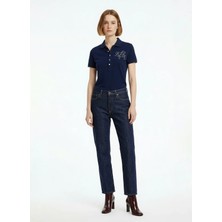 Lauren Ralph Lauren Lacivert Kadın Slim Fit T-Shirt 200980213