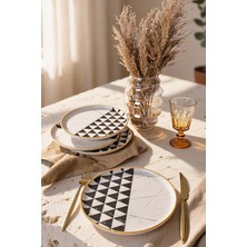 Keramika Trigon Nordic Pasta Tabağı 22 cm 4 Adet 18767