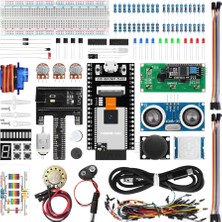 Fuchsia Arduino Projesi Için ESP32 Kameralı Geliştirme Kiti 91 Parça Set