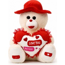 Pufu Toys Kırmızı Şapkalı 60CM Peluş Ayıcık
