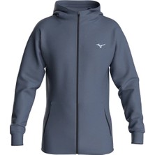 Mizuno Athletic Track Jacket Erkek Kapüşonlu Eşofman Üstü Gri