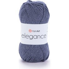 Yarnart Elegance %88 Pamuk %12 Metalik Iplik Simli Örgü Ipi 50 gr 130 M-103