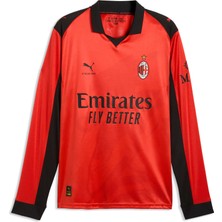 Puma Erkek Kırmızı Puma Acm x Slam Jam Jersey Ls Ac Milan Uzun Kollu Forma