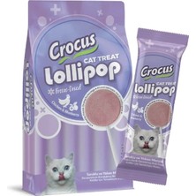 Crocus Tavuklu ve Yaban Mersinli Kedi Lolipop