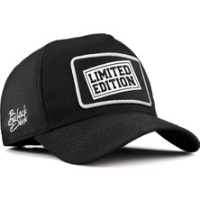 BlackBörk Limited Edition Logolu Siyah Trucker Şapka