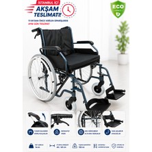 Tagesan P951 Alüminyum Tekerlekli Sandalye |45 cm Oturma Genişliği ile Hafif ve Dayanıklı Manuel Sandalye