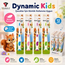 Dynamic Kids Ekstra Soft Çocuk Diş Fırçası 12 Adet Tekli Ambalajlı Karışık Renk