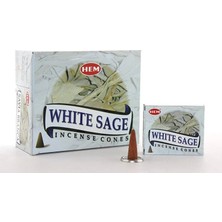 EkoAlışverişDünyam White Sage Aromalı Konik Tütsü