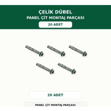 Başkent Çit Sistemleri Panel Çit Direği Çelik Dübel