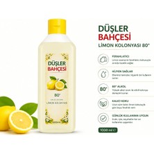 Düşler Bahçesi Limon Kolonyası 1000 ml 2li Set