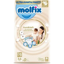 Die Grup Pure&soft Ultra Avantaj Paketi Extra Large 6 Beden Bebek Bezi (1 x 54 Adet)