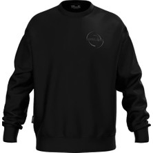 Mizuno Athletic Crew Neck Erkek Sweatshirt Siyah