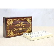 EkoAlışverişDünyam Ahşap Kutulu Domino Oyunu Model 3