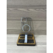 Mus10 Iphone 15 Uyumlu Mika Seffaf Yüzüklü Sararmaz Kapak