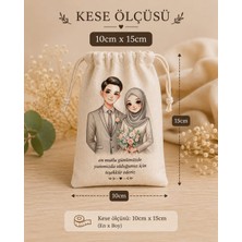 Zeren Kına-Nişan-Nikah Hediye Kesesi 10X15CM 50 Adet