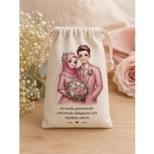 Zeren Nikah-Nişan-Kına Hediyekesesi 10X15CM 50 Adet