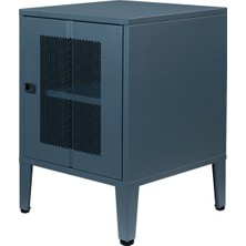 Lande Ziglat Serisi Perfore Kapaklı Metal Dolap Antrasit Gri (RAL 7016) 450x490x450 mm