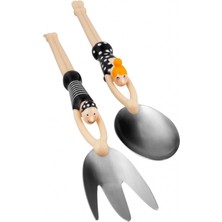 Pylones Salata Servis Seti - Quelle Salade - Black