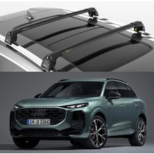 Turtle Air-2 Full Kit Audi Q3 (FJ) Suv, Cross Bar Tavan Ara Atkı Seti, Siyah, 2026-Sonrası