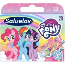 Salvelox My Little Pony Figürlü Yara Bandı 20lı Aktif Çocuklar İçin Esnek ve Konforlu Kullanım