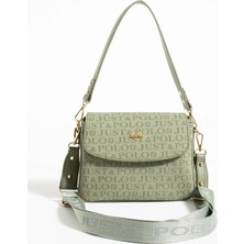 Just Polo Kadın 2 Bölmeli El ve Omuz Çantası 2197MH Ebat 23 x 16 cm