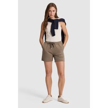 U.s. Polo Assn. Kadın Vizon Şort (Örme) 50323525-VR052