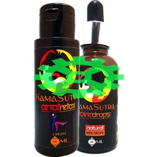 Kamasutra 60 ml Kadın Erkek Arka Reıaxcream + Erkeklere Özel Cinseldamla 30 ml