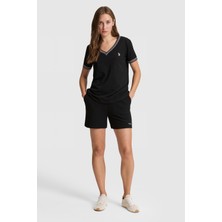 U.s. Polo Assn. Kadın Siyah Şort (Örme) 50323506-VR046