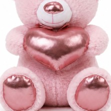 Pufu Toys 60 cm Parlak Kalpli Ayıcık Peluş Oyuncak