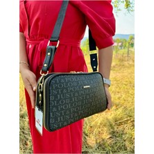 Just Polo Kadın Siyah Orta Boy Şıklığı ve Konforu Buluşturan Omuz Çantası Shoulder Bag 342053MH