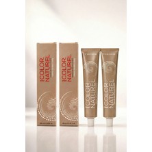 Color Naturel 7.34 Altın Bakır Kalıcı Saç Boyası 100 ml x 2 Adet Yeni Ambalaj