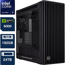 Gökkuşağı Bilgisayar Aı Yapay Zeka Sistem Intel Core Ultra 9 285K / 192GB Ddr5 / 20TB HDD / 4tb M.2 SSD / Rtx Pro 60000 Blackwell 96GB / W11P