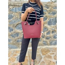 Just Polo Günlük Kombinlere Uygun Kadın Yeni Sezon Yumuşak Deri Lüks El Çantası Shopper