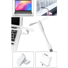 Empressco Taşınabilir Esnek USB Mini Fan Pervane, Küçük Serinletici Vantilatör