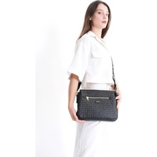 Just Polo Günlük Kombinlere Uygun Kadın Siyah Çapraz Omuz Çantası