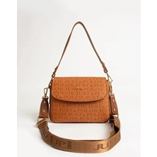 Just Polo Kadın Baskılı Ayarlanabilir Askılı Şık ve Lüks El & Omuz Çantası Shoulder Bag