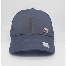 Zee Ny Metal Logolu Spor Erkek Unisex Kep Beyzbol Şapkası