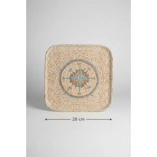 6'lı Verona Kare Servis Tabağı 28CM Dijital Celest-C Rinart