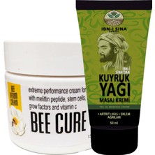 Ibn-I Sina 3 Adet  Kuyruk Yağı Kremi - Sırt Bel Kas Iskelet Harici Uygulama AGRIKREMI 50ML Krem + 1 Tane Beecure Paincream