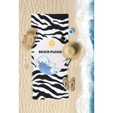 Vevien Home Summer Sun Dijital Baskılı 75X150 cm Plaj Havlusu