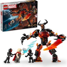 Empressco ® Marvel Thor, Surtur Yapım Figürüne Karşı 76289 – 8+ Yaratıcı Oyuncak Yapım Seti (245P) - Fiyatı, Yorumları