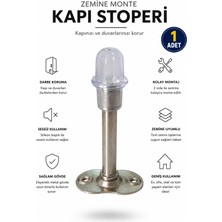 Alıç Kapı Stoperi Duvar Koruyucu Zemin Tipi Metal Kapı Durdurucu Darbe Emici Silikon Başlıklı Vidalı Kapı Tamponu
