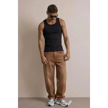 Comstar Erkek Yüksek Bel Comfort Kiremit Kot Pantolon