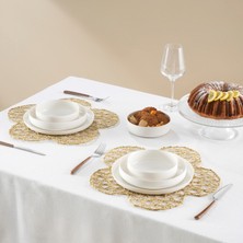 Karaca Home Daisy Amerikan Servisi 2'li Set Naturel