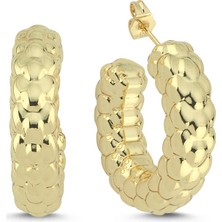 Merano Design Rough Gold Küpe