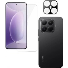 Apsuwa Xiaomi 17T Ekran Koruyucu Nano Cam + Kamera Lens Koruyucu Lms Siyah